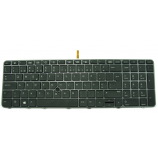 Teclado PT HP ZBook 15U G3 Retroiluminado c/Pointing Stick